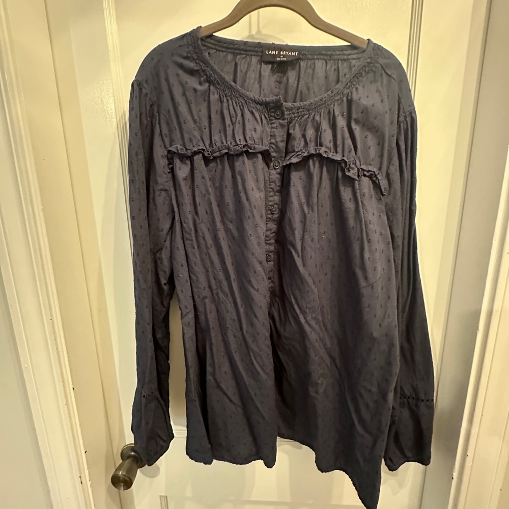 Lane Bryant Women's Navy Top